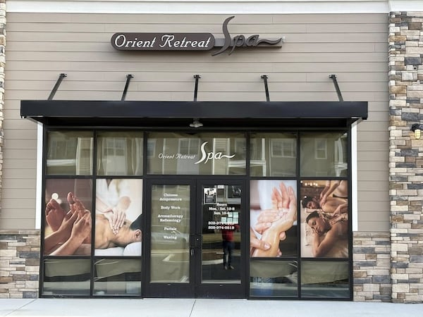 The storefront of Orient Retreat Bodywork and Spa of Middletown, DE.